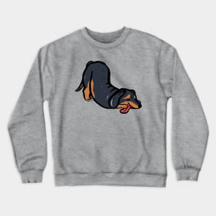 Dachshund stretching Crewneck Sweatshirt